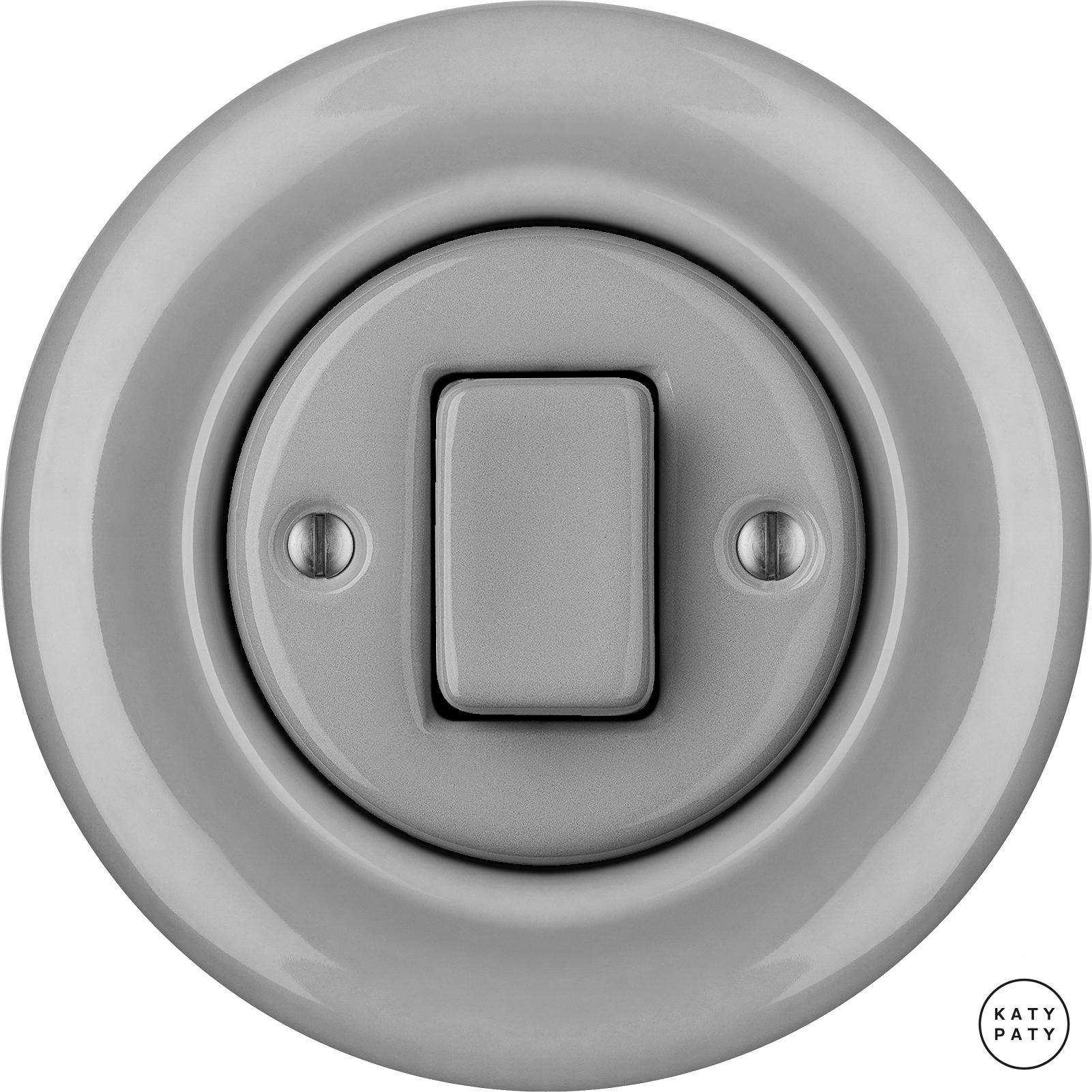 Katy Paty | Porzellan Lichtschalter - 1 Taste – FAT () - CANA